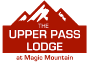 The Upper Pass Lodge at Magic Mountain hotel logo