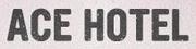 Ace Hotel New York hotel logo