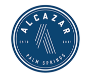 Alcazar Palm Springs hotel logo