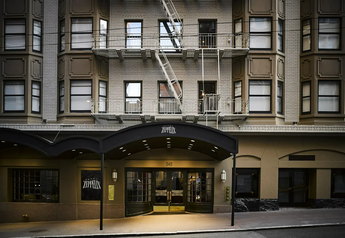 Hotel Zeppelin San Francisco hotel hero