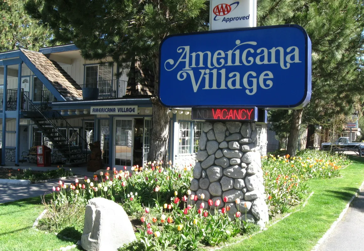 The Americana Village hotel hero
