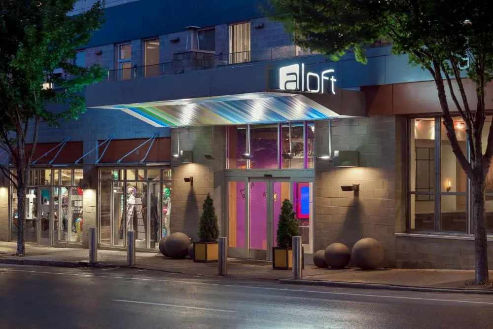 Aloft Asheville Downtown hotel hero