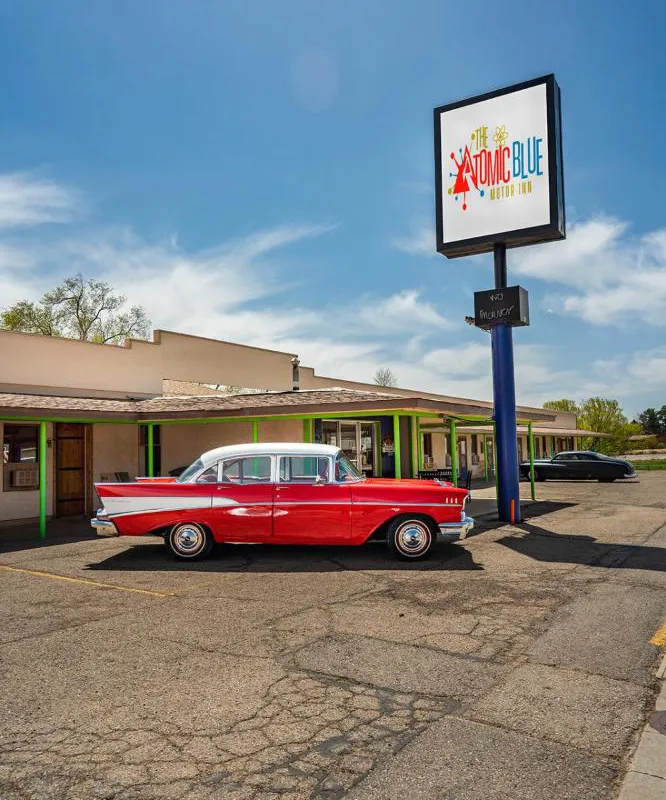 The Atomic Blue Motor-Inn hotel hero