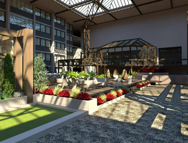 Seattle Airport Marriott hotel detail image 1