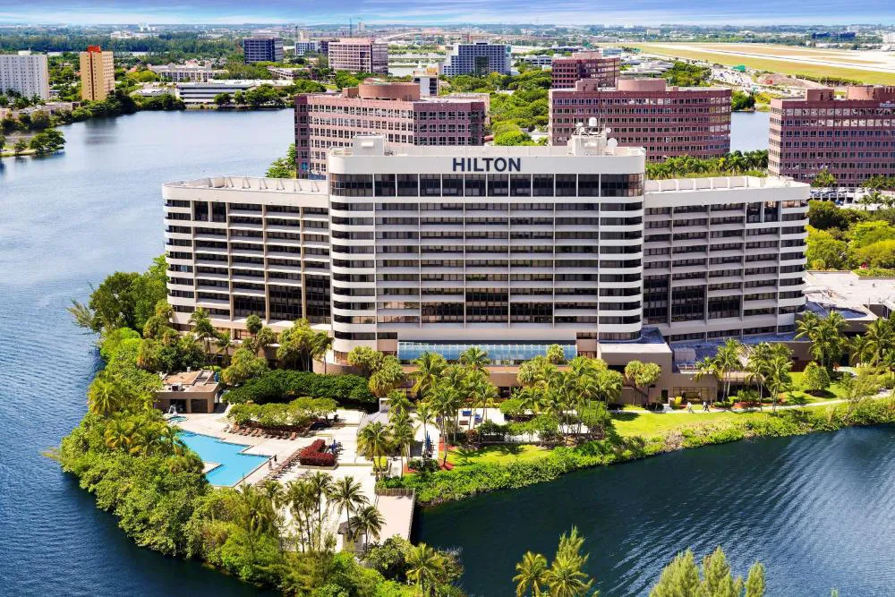 Hilton Miami Airport Blue Lagoon hotel hero