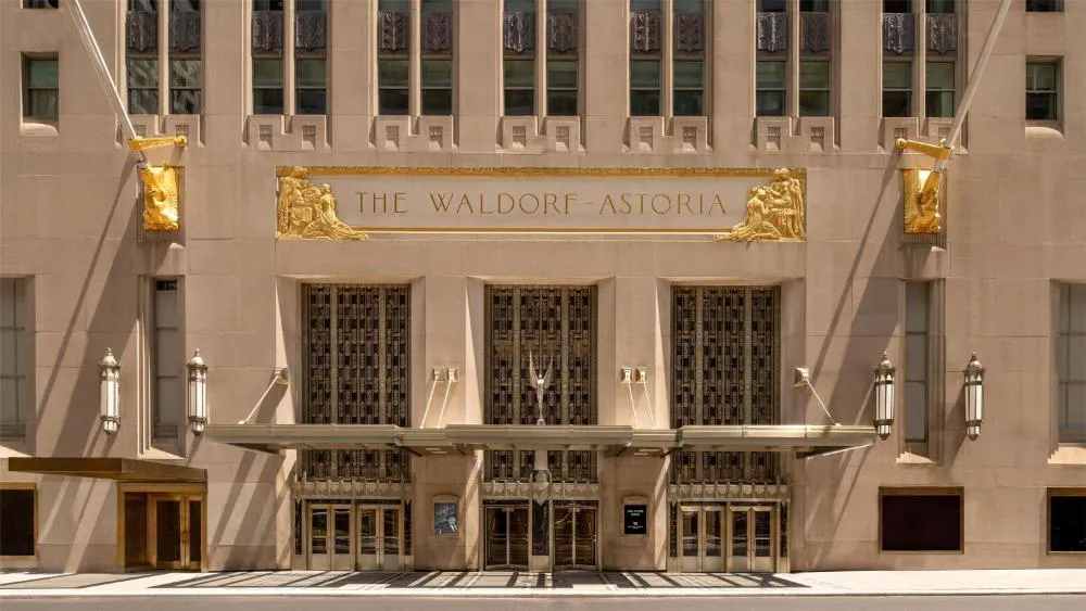 Waldorf Astoria New York hotel hero