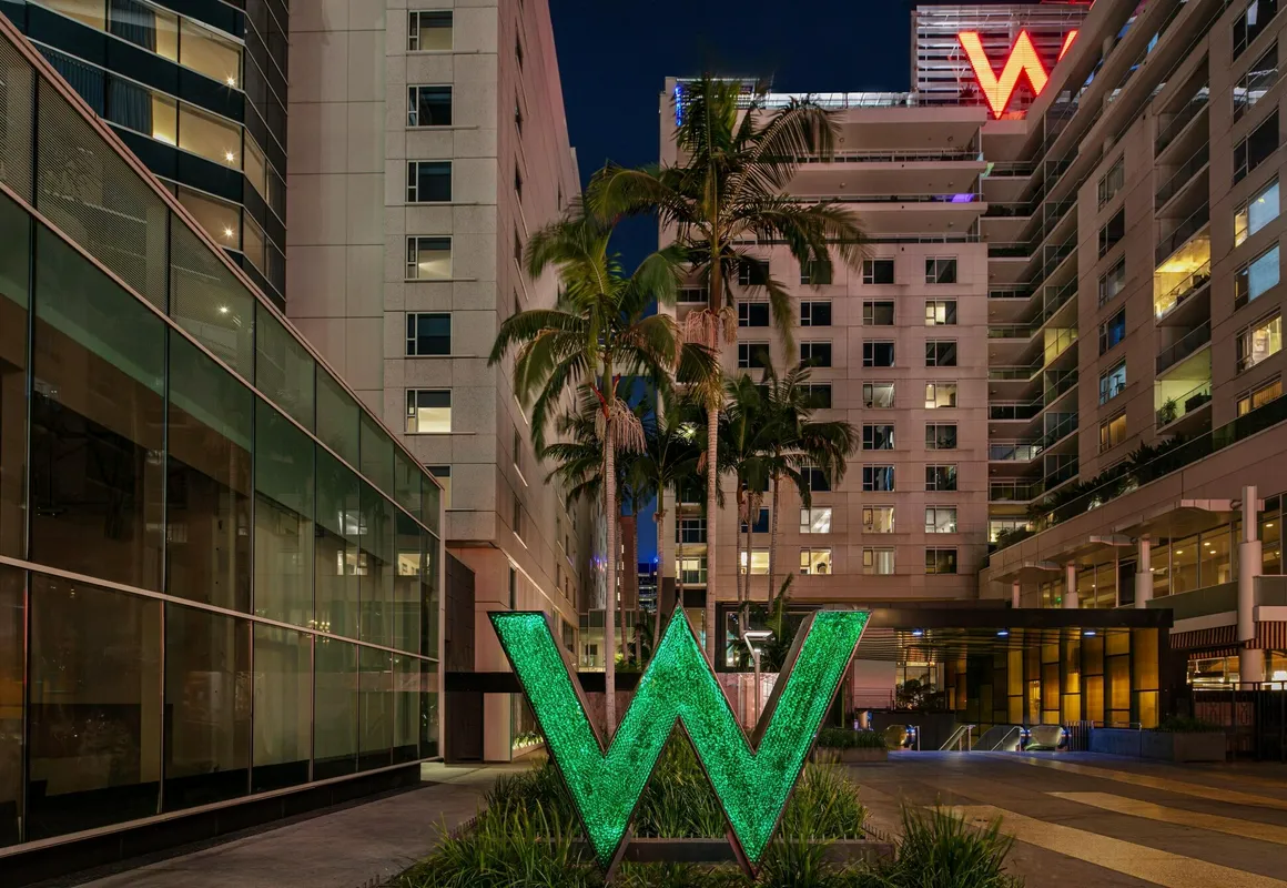 W Hollywood hotel hero