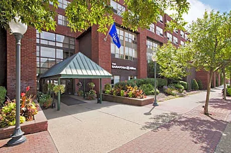 The Saratoga Hilton hotel hero