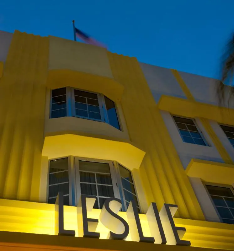 Leslie Hotel Ocean Drive hotel hero