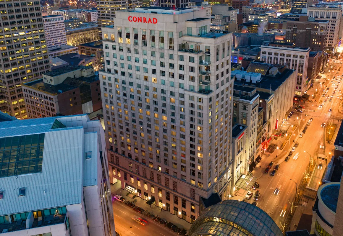 Conrad Indianapolis hotel hero