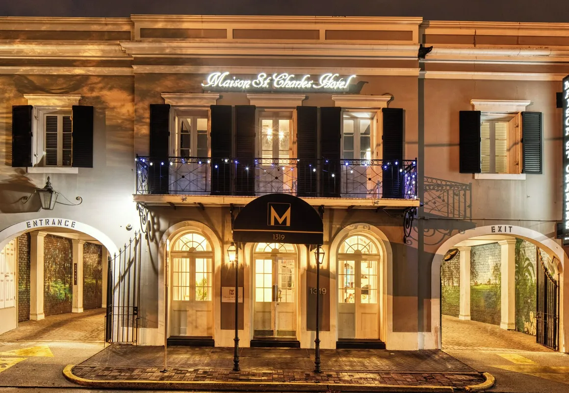 Maison St Charles hotel hero
