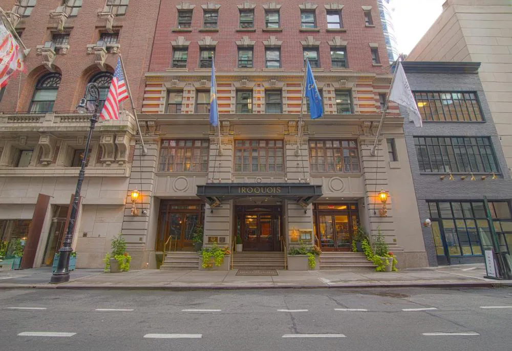 The Iroquois New York hotel hero