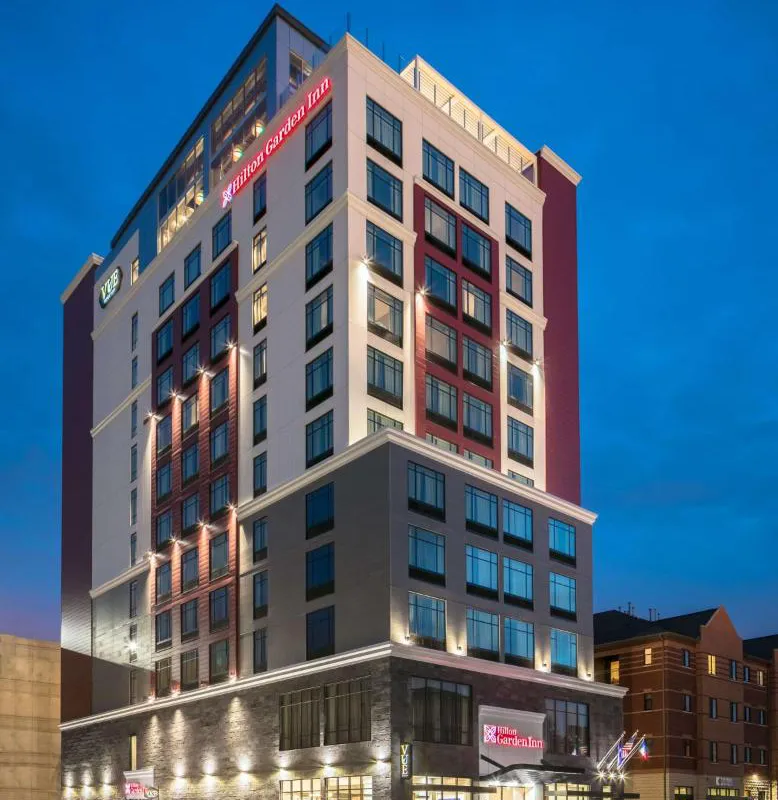 Hilton Garden Inn Iowa City Downtown University hotel hero