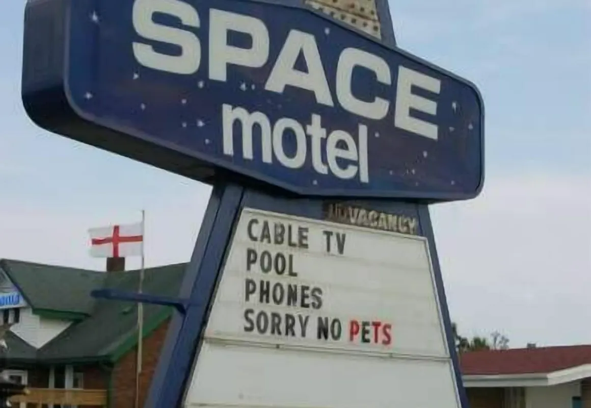 Space Motel hotel hero