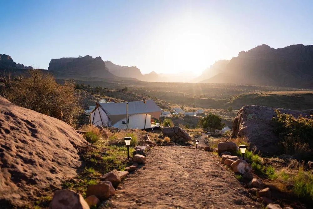Under Canvas Zion hotel hero