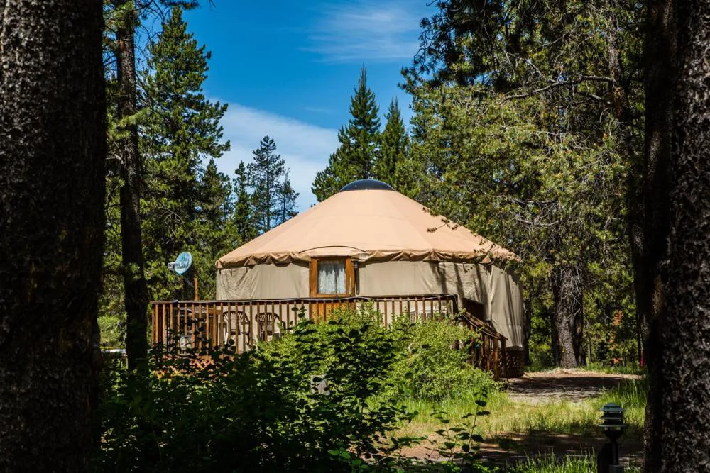 Bend-Sunriver Camping Resort 24 ft. Yurt 16 hotel hero