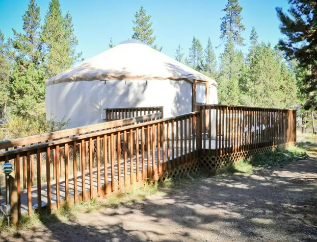 Bend-Sunriver Camping Resort Wheelchair Accessible Yurt 13 hotel detail image 1