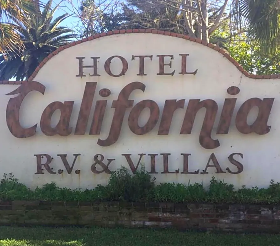California Trailer Park & Hotel hotel hero