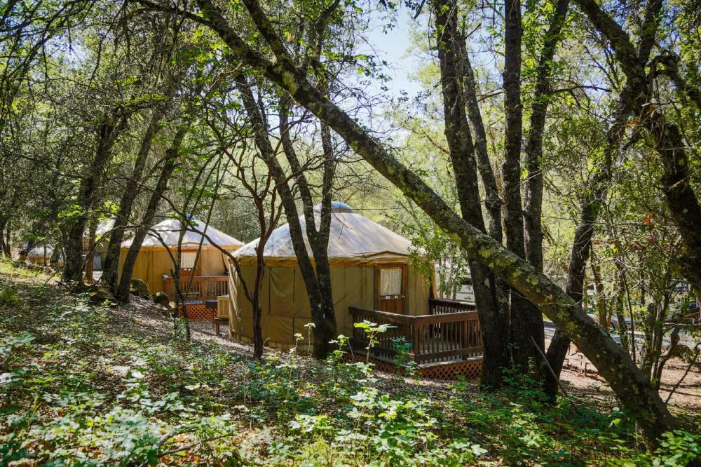 Lake of the Springs Camping Resort Yurt 6 hotel hero
