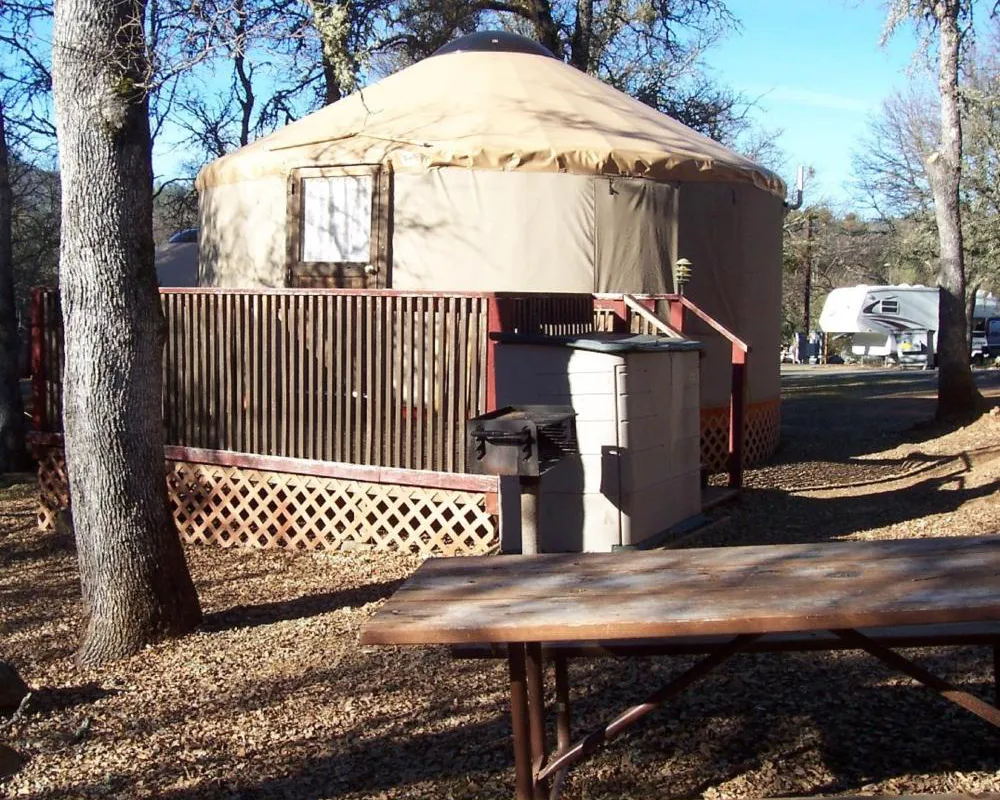 Lake of the Springs Camping Resort Yurt 1 hotel hero