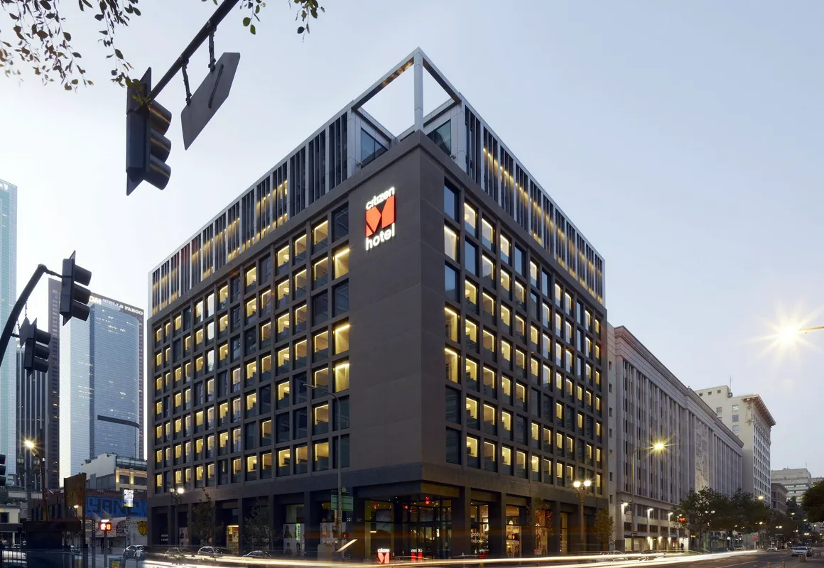 citizenM Los Angeles Downtown hotel hero