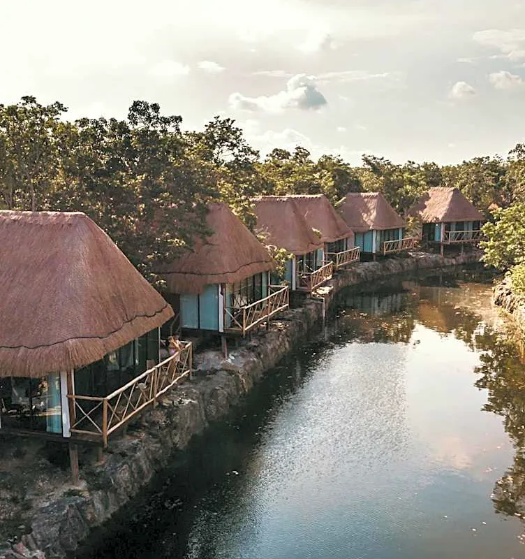 Zamna eco-lodge Tulum hotel hero