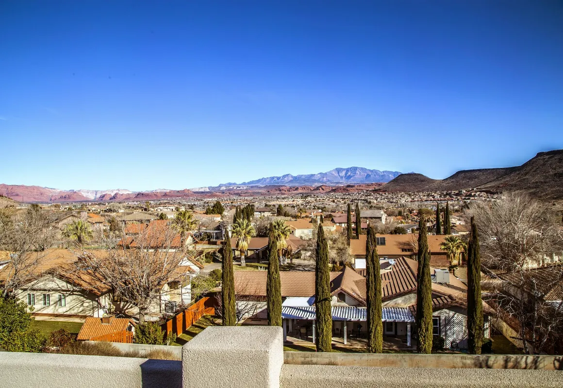 snow canyon view bed and breakfast hotel hero