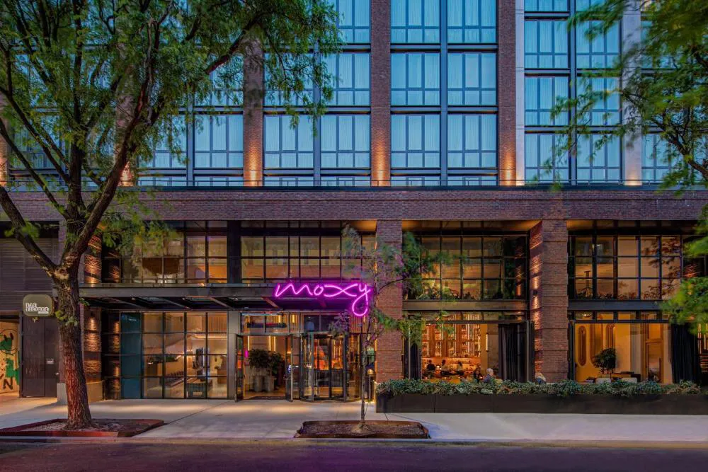 Moxy Brooklyn Williamsburg hotel hero