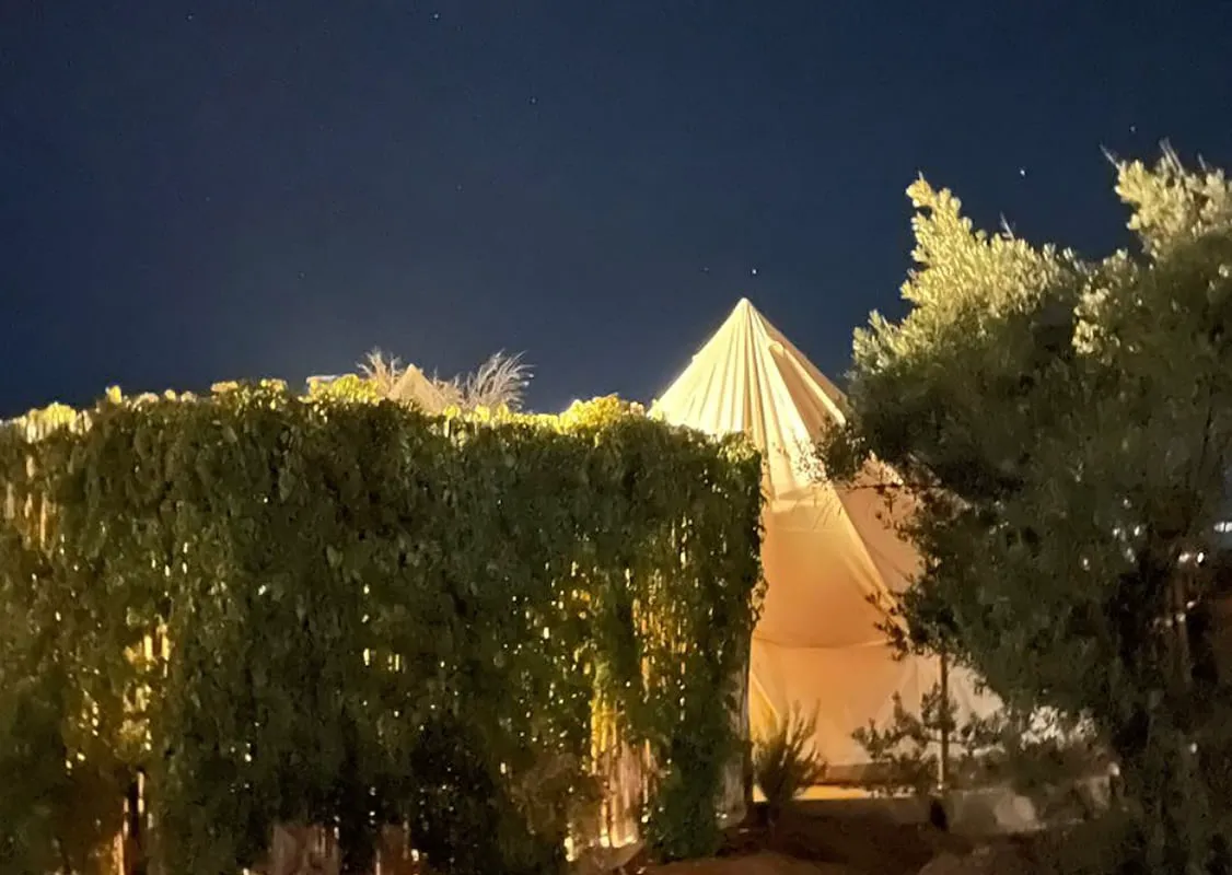 Glamping Valle de Guadalupe with private bathroom by Yuma Resort hotel hero